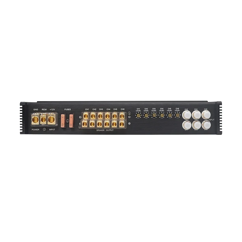 6-CH Car Audio Amp Class AB Multi-Channel Boost