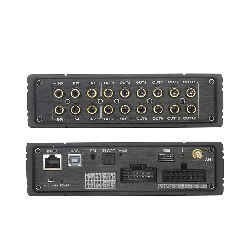 12-Channel Digital Audio Mixer 8-Channel Amp System