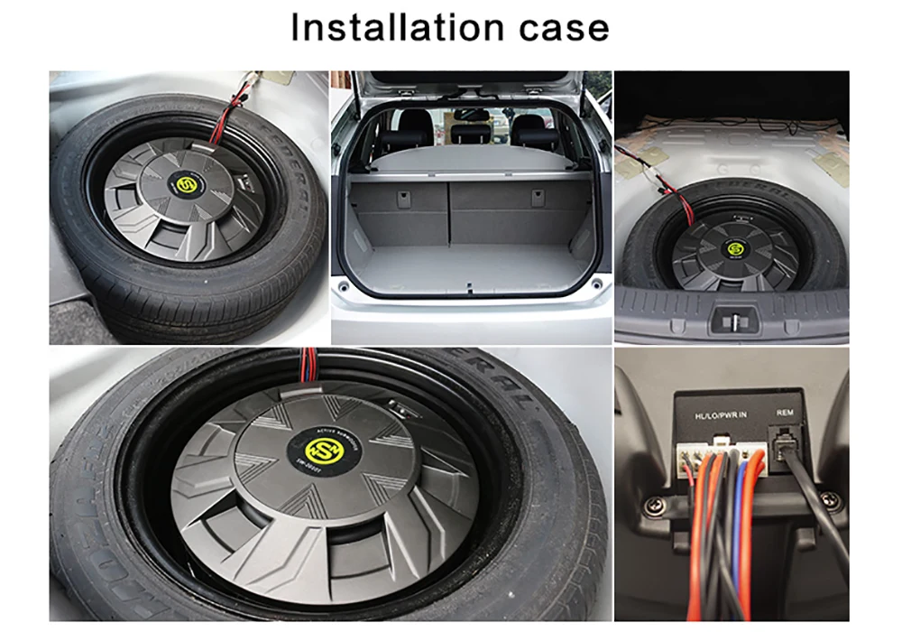 10 Inch Powered Spare Tire Subwoofer